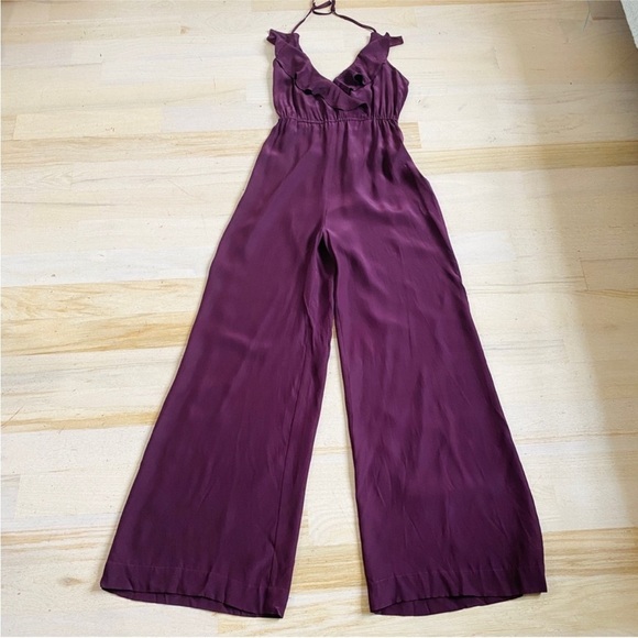 Yumi Kim jumpsuit in wine NWOT - Picture 9 of 14